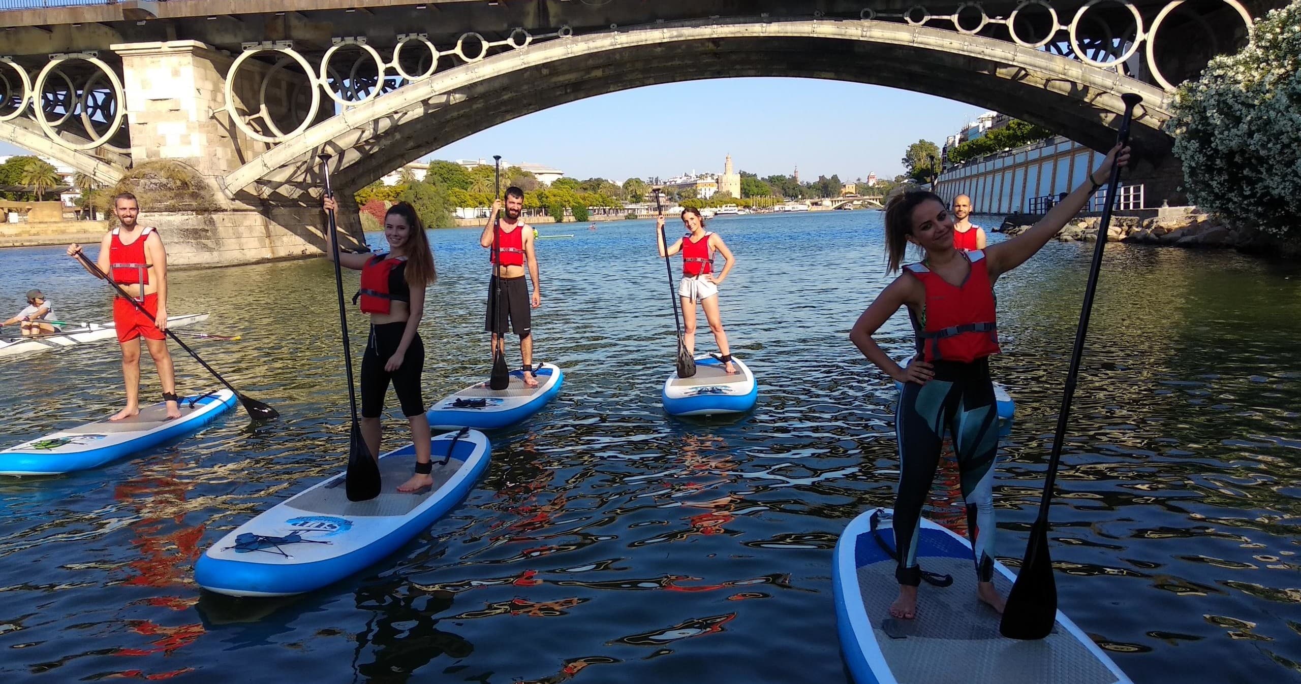 Paddleboarding Sevilla with Supguadalquivir on Guadalquivir