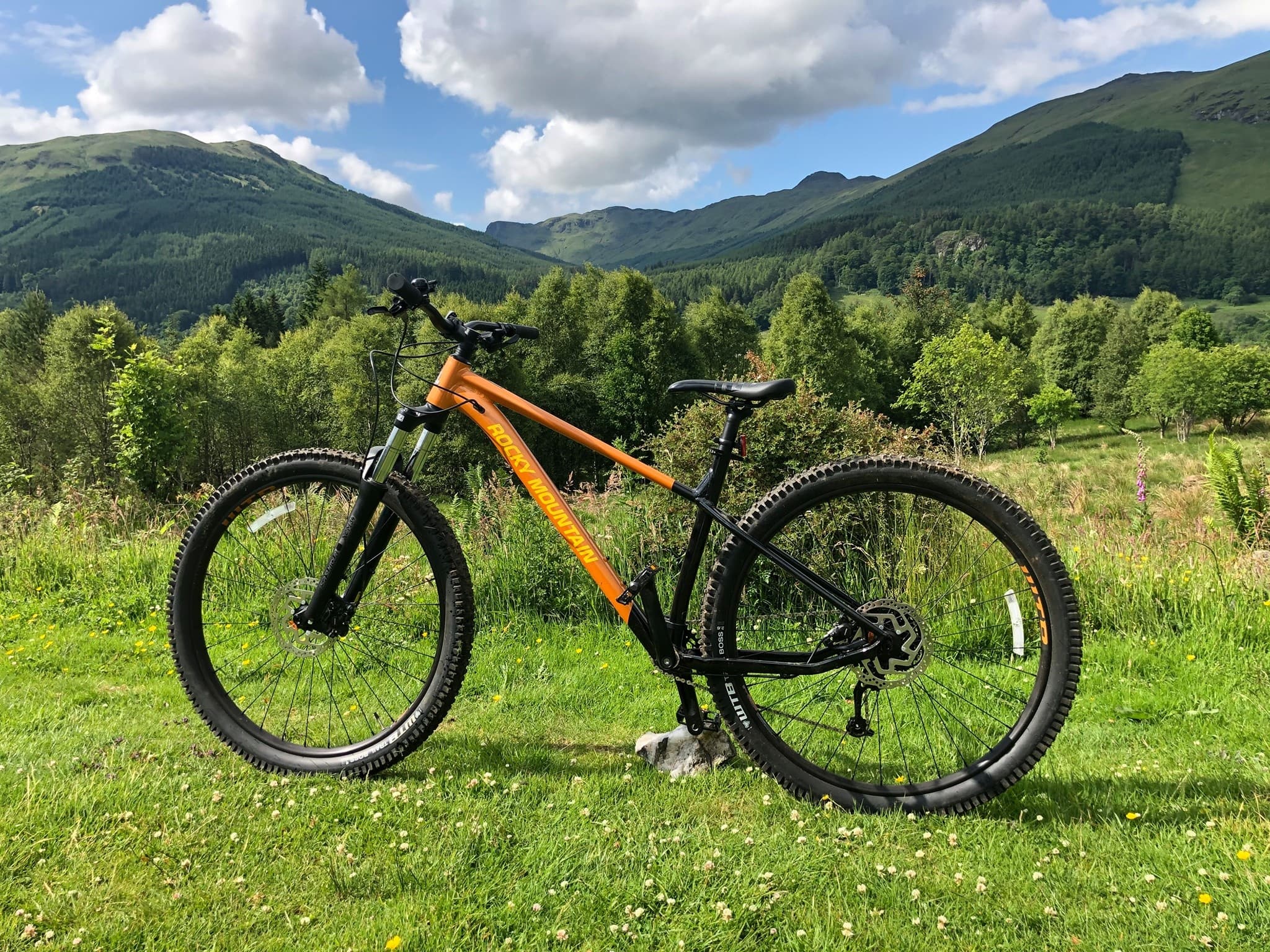 Half-Day Mountain Biking with Roll Outdoors Ltd in Callander