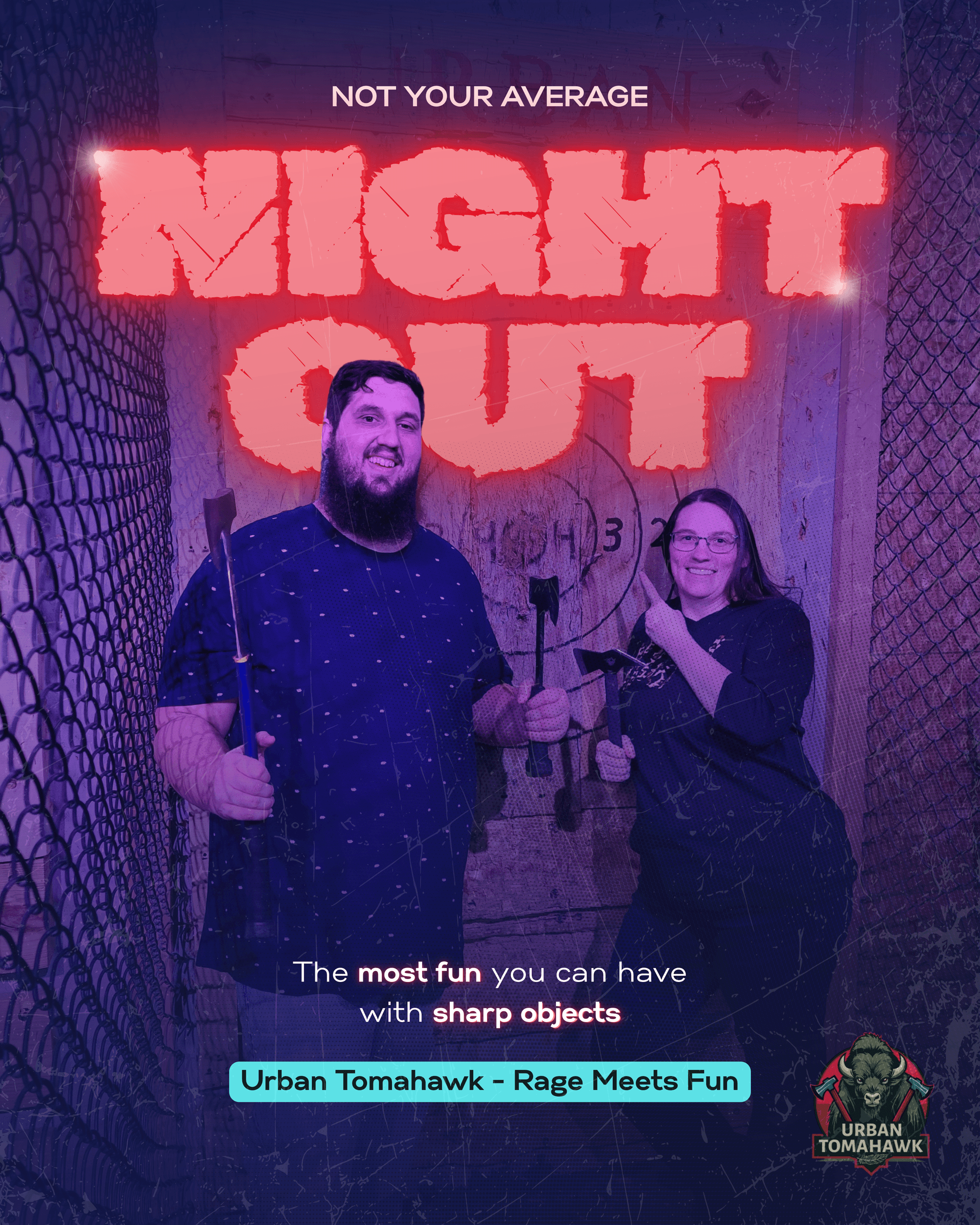 Axe Throwing Adventure at Urban Tomahawk in the City