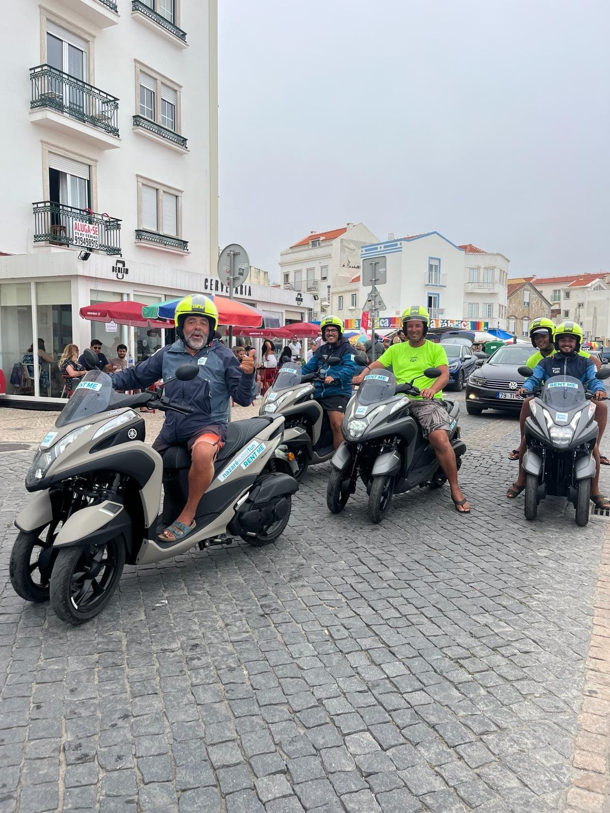 Land Adventures at Nazaré Water Fun: Costa de Prata's Unique Scooter Tour