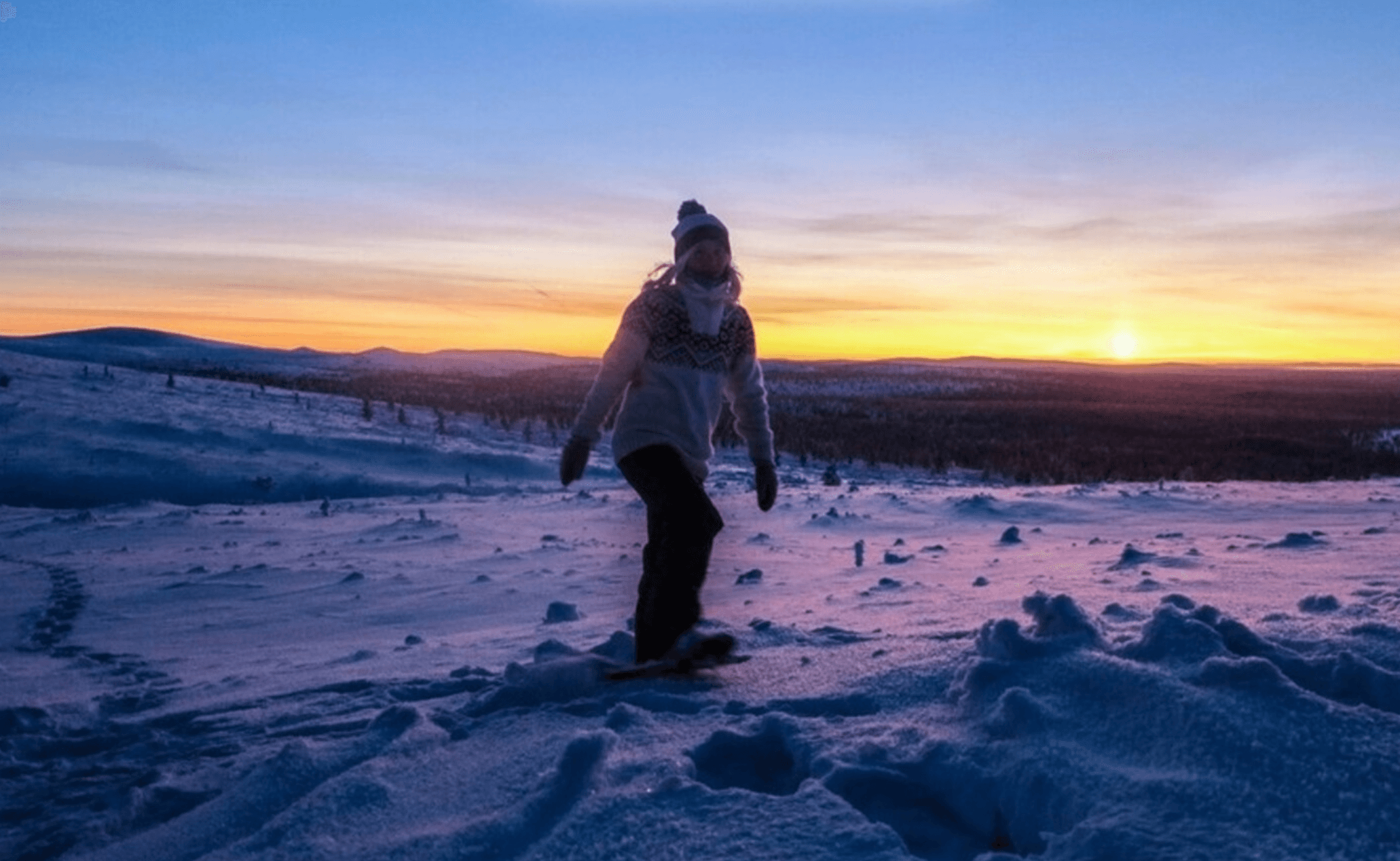 Winter Wilderness Snowshoe Tour at Jauri Resort Oy