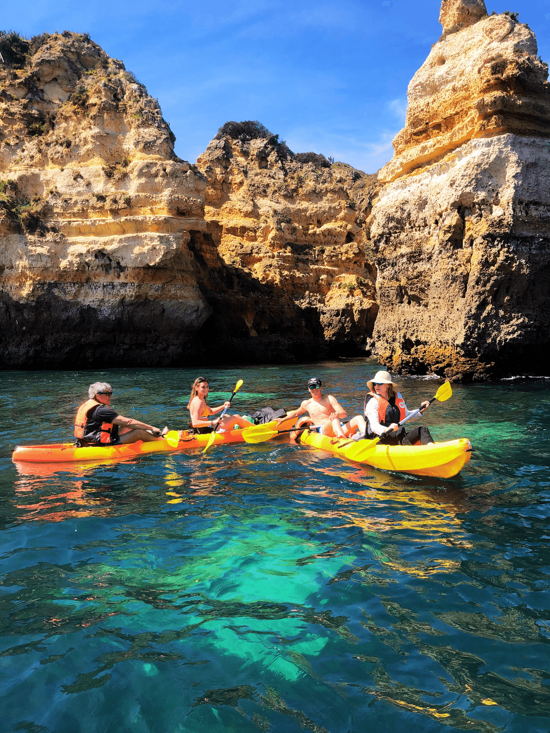 Morning Kayak Rentals with Paddle Fun at Lagos Beach