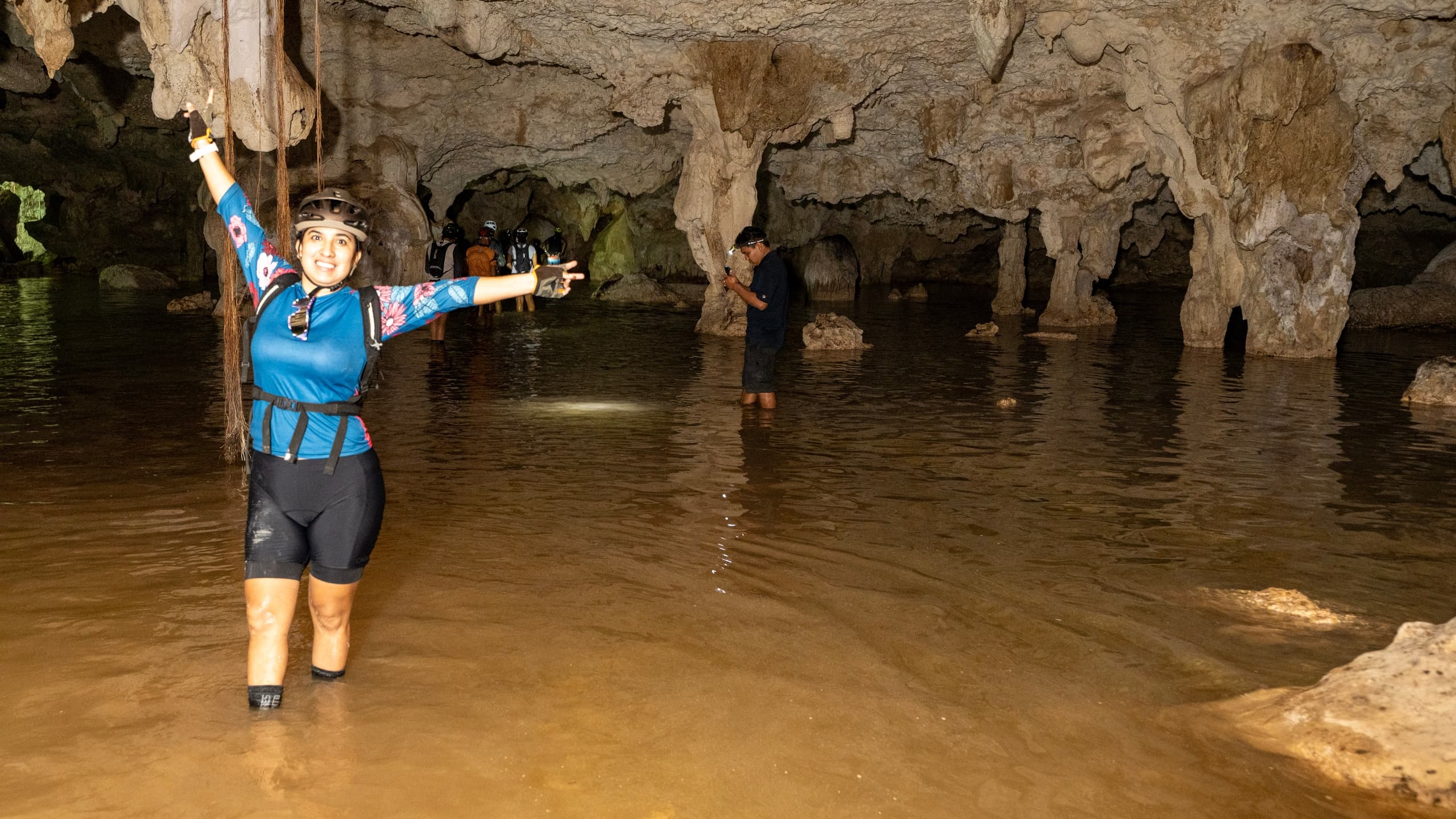 Underground Mayan Caves: Hike in the Cave, San Francisco Quintana Roo photo 2