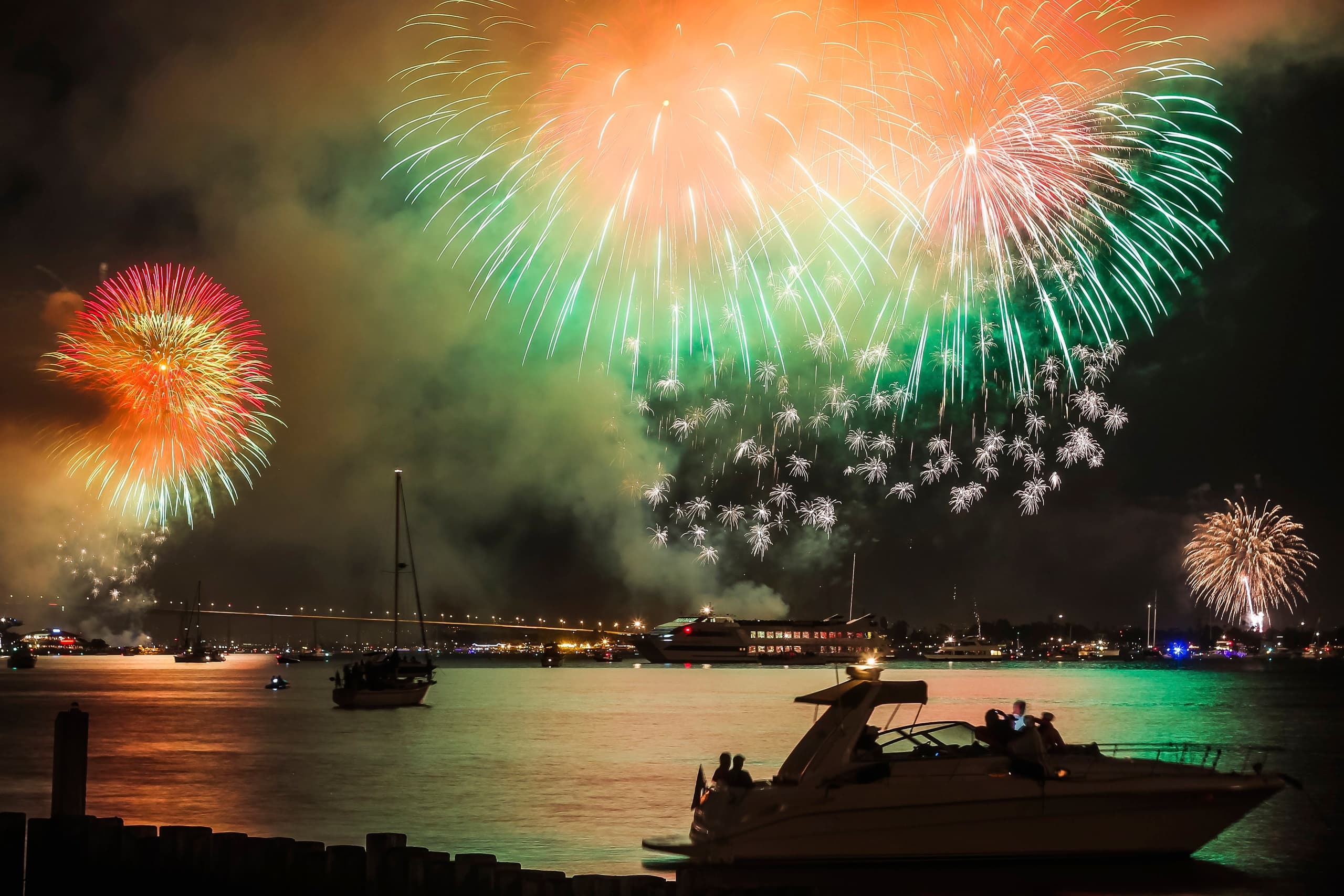 Patriotic Spectator Cruise in San Diego Bay