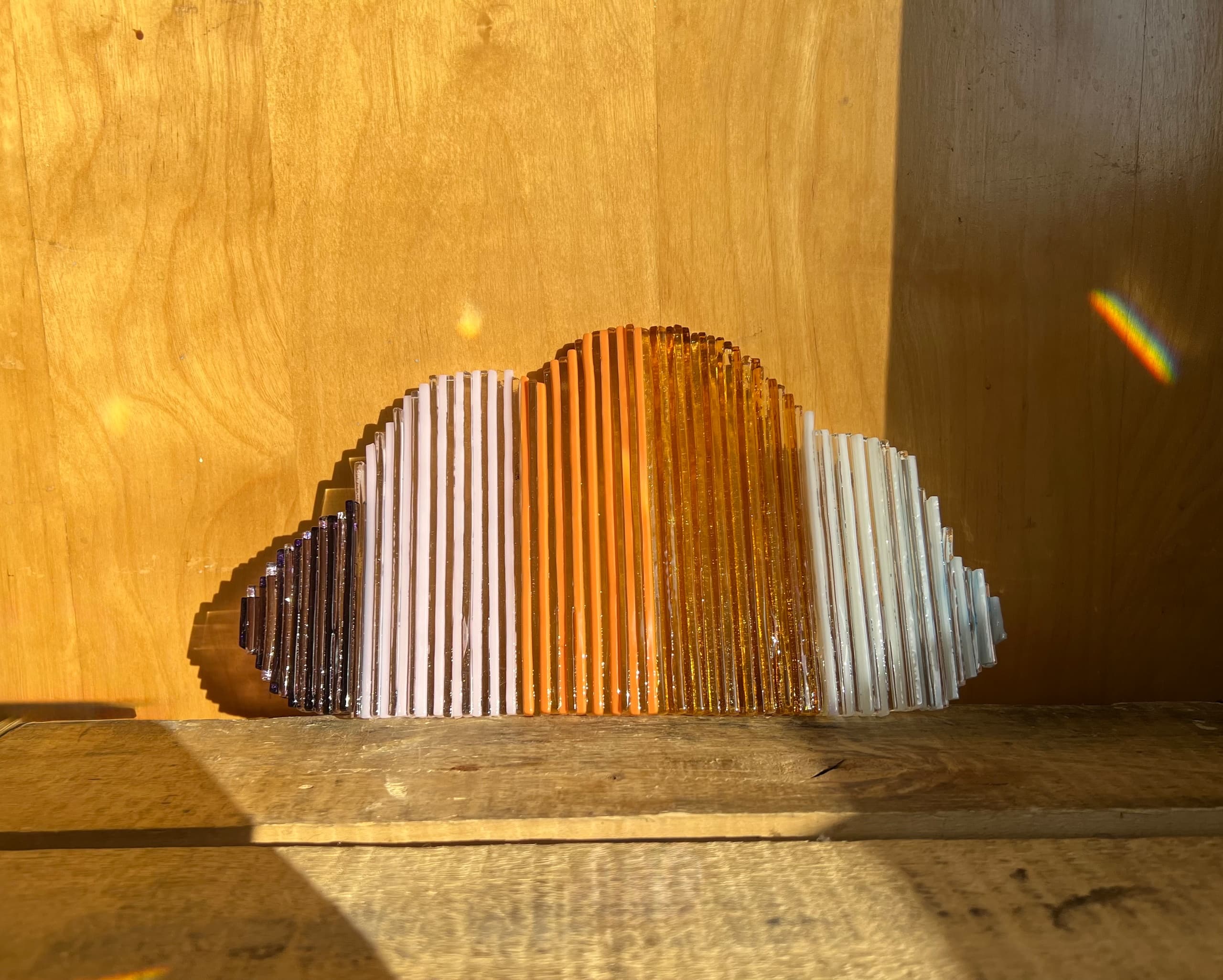 Make a Striped Fused-Glass Plate in Denver — Kiln-Fired Workshop photo 3