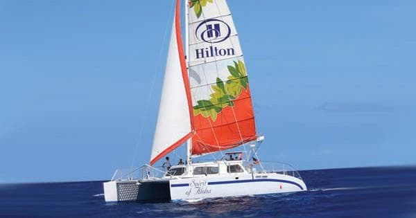 Sailing in Waikoloa Village, Hawaii