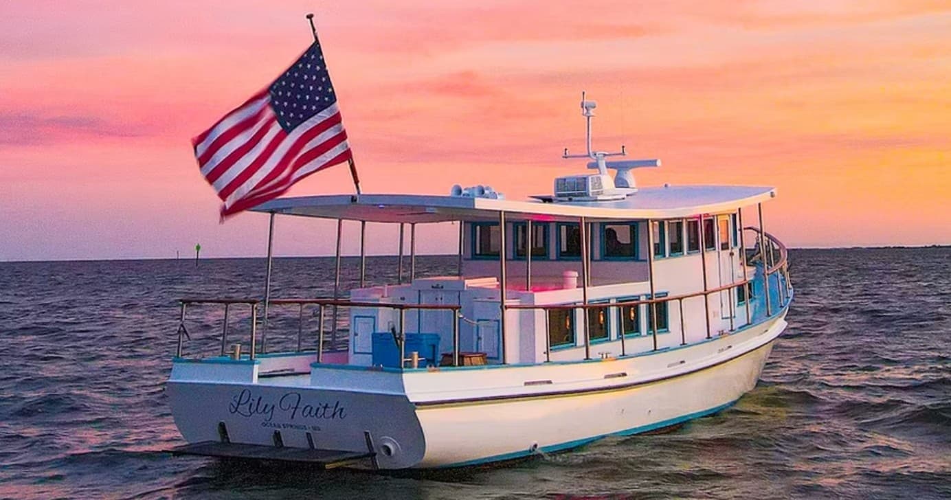 Lily Faith Signature Sunset Cruise on the Mississippi Sound - Ocean Springs Evening Sail