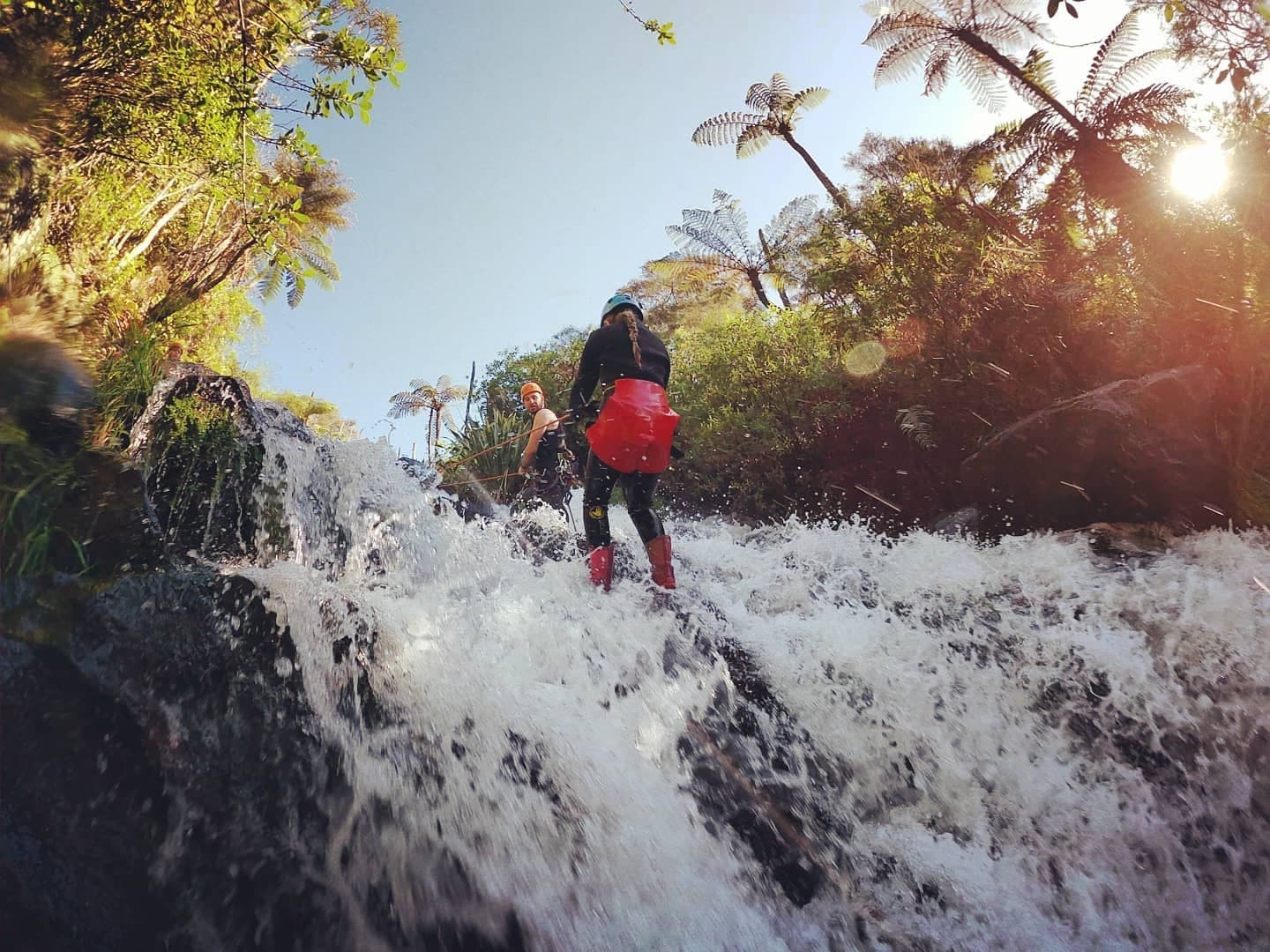 Karioi Canyoning Adventure: Conquer Waterfalls and Lava Canyons Near Raglan NZ