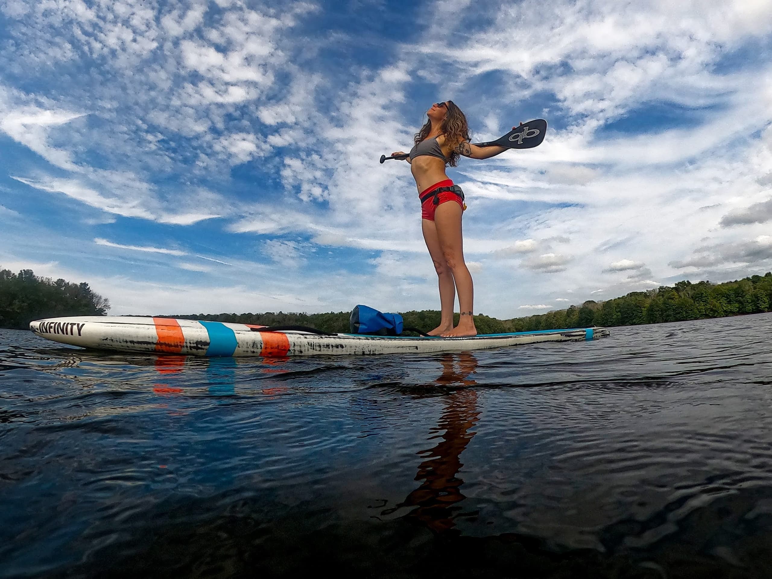 PaddleFit SUP Fitness on Lake Nockamixon with Miss Melanie Yoga