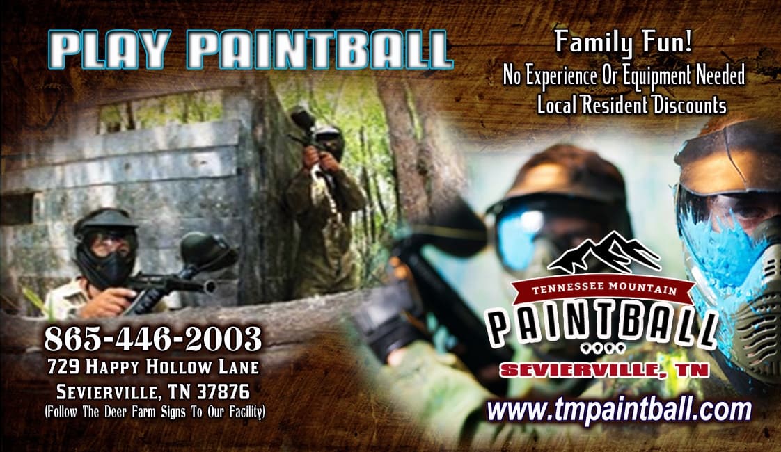 Exciting Paintball Session in Sevierville, Tennessee