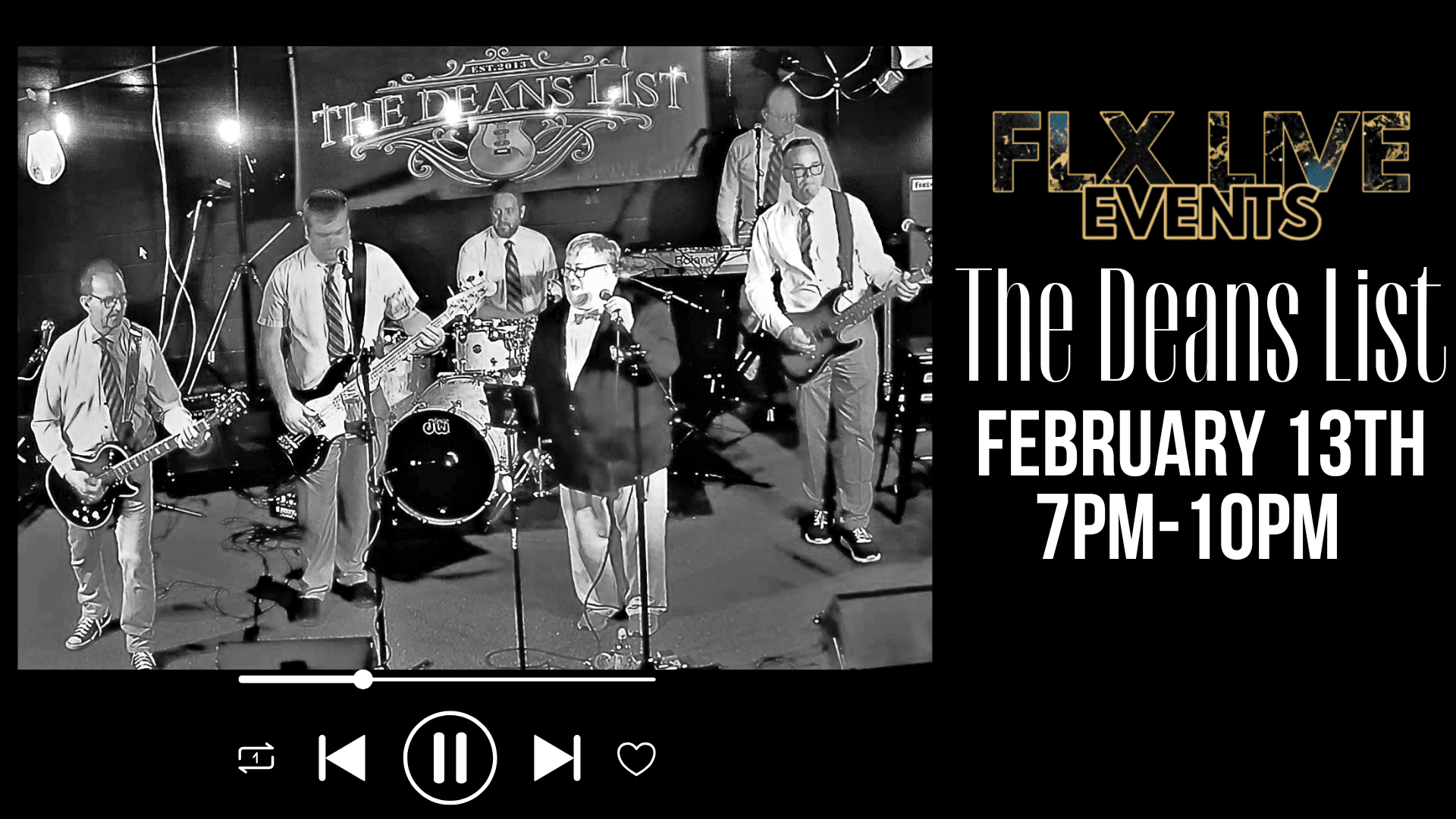 Live Music at FLX Live: The Deans List Rocks Geneva NY