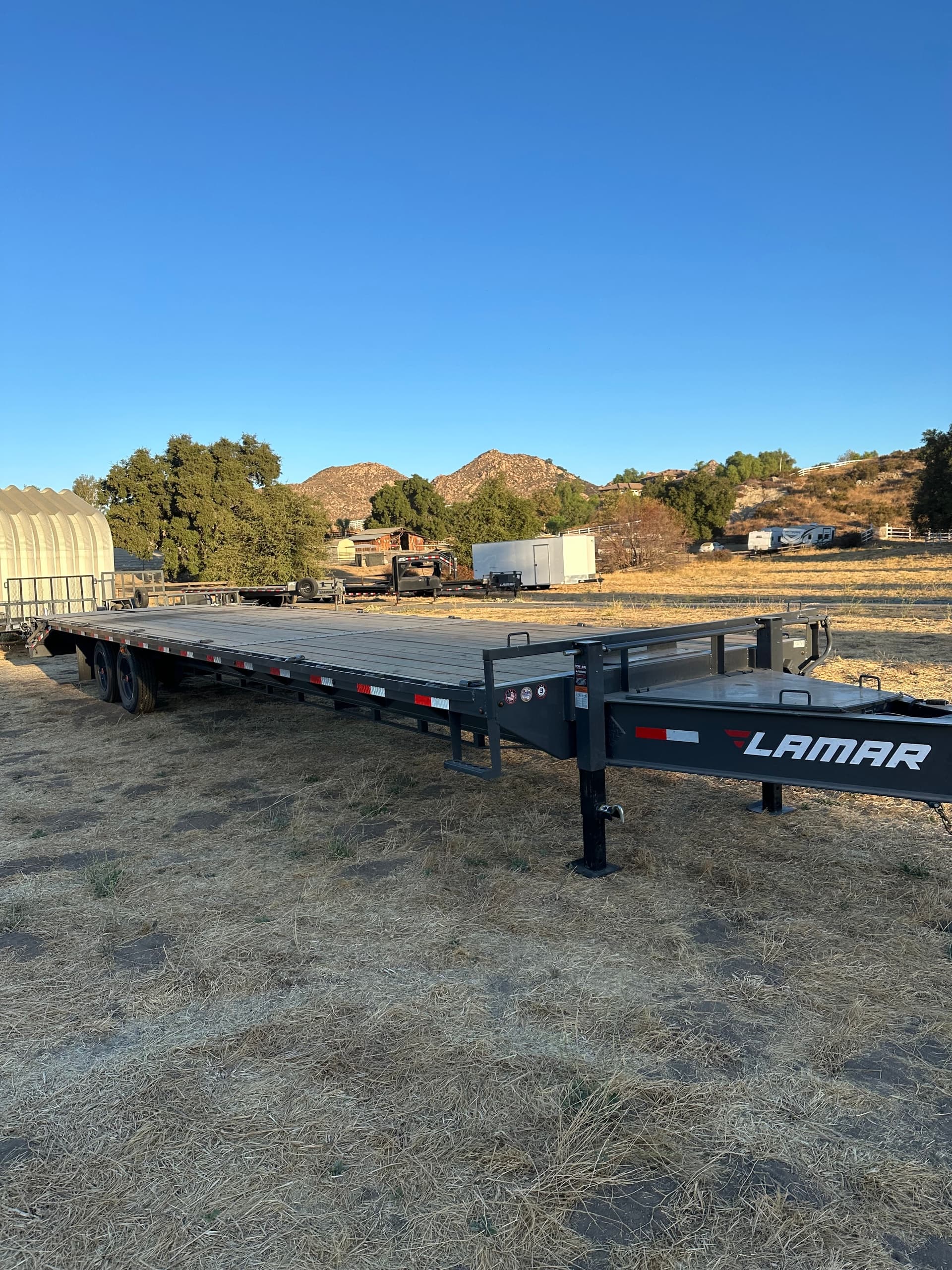 Rent the 2025 Lamar Deckover Trailer in Temecula, CA