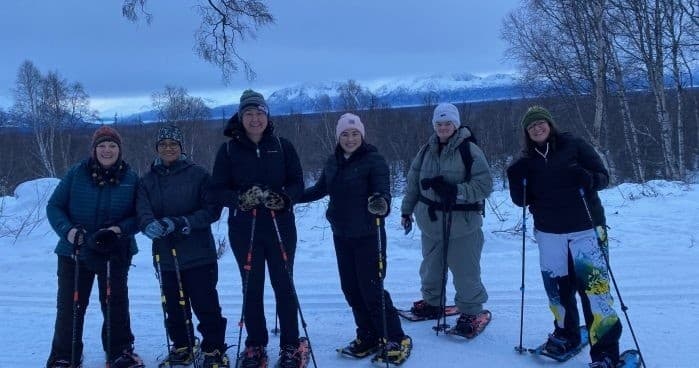 Winter Snowshoe Tour by True North AK in Mat-Su Valley