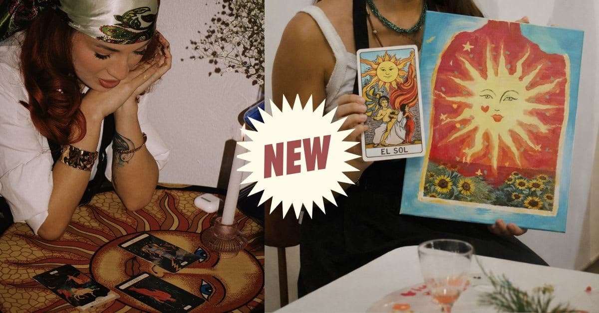 Paint a Tarot Card & Sip Wine in Gràcia — Tarot Creativo Workshop, Barcelona