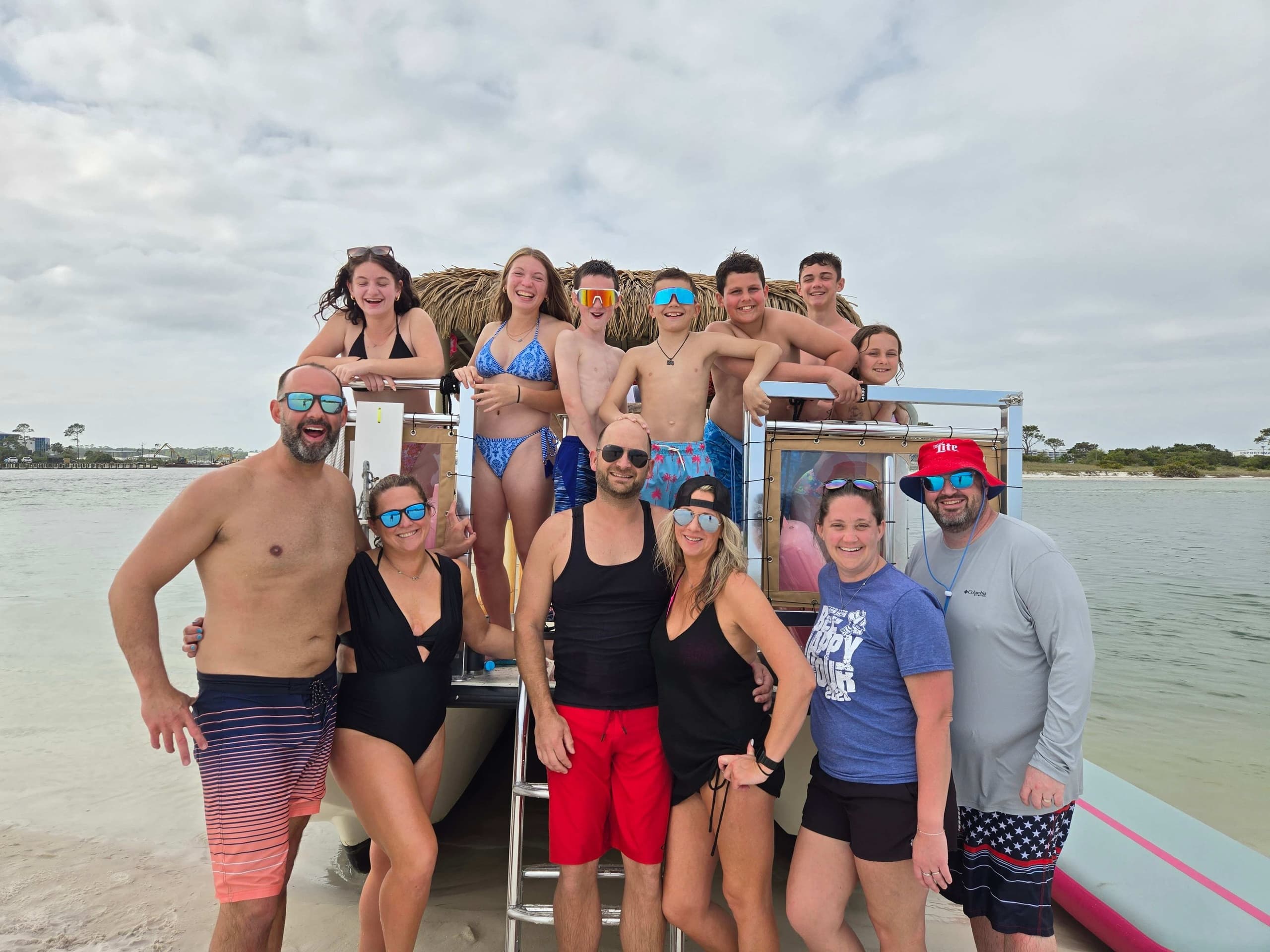 Water Activities: Tiki International's Pink Flamingo cruise in Pensacola