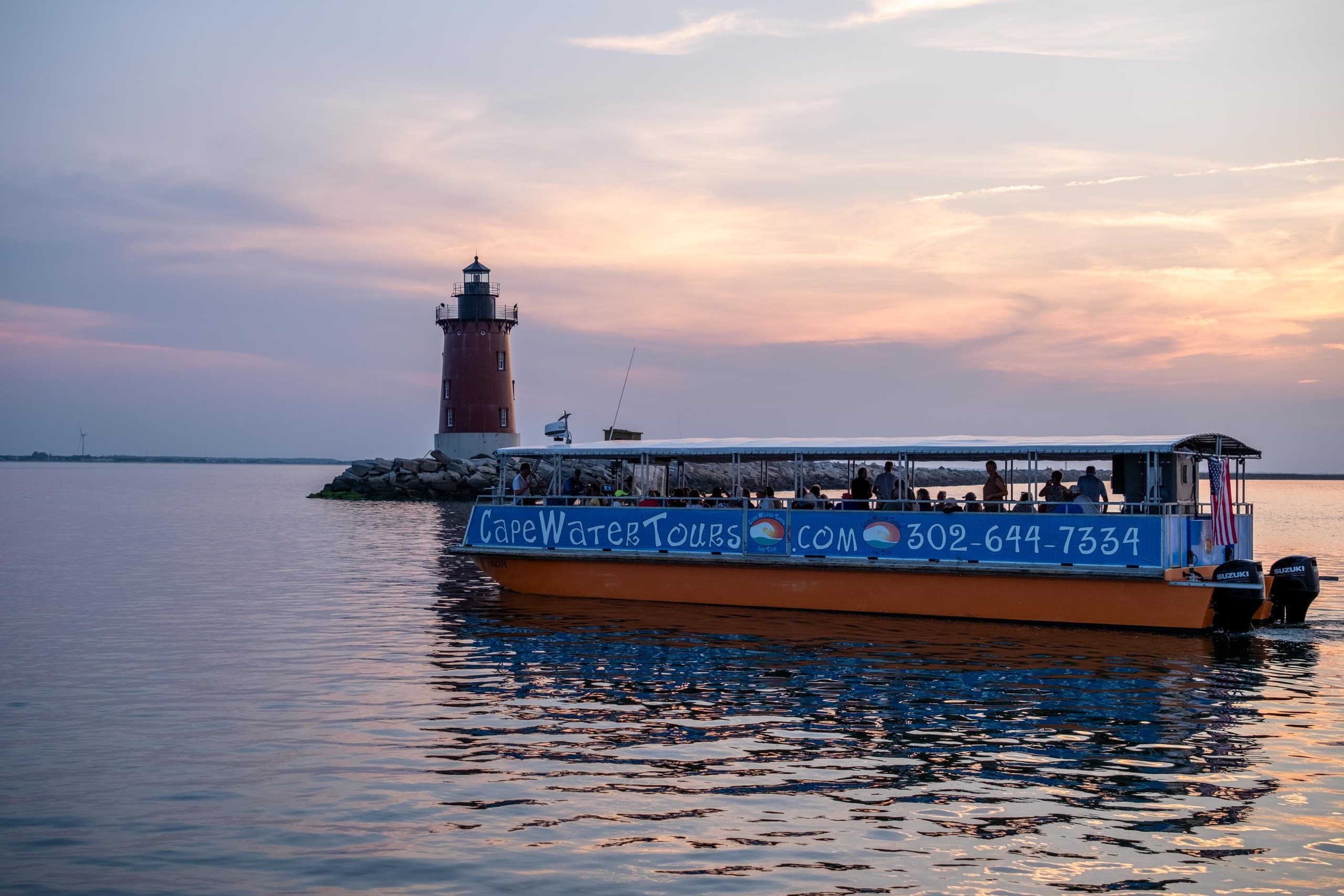 Two-Hour Private Charter from Lewes — Celebrate on Delaware Bay