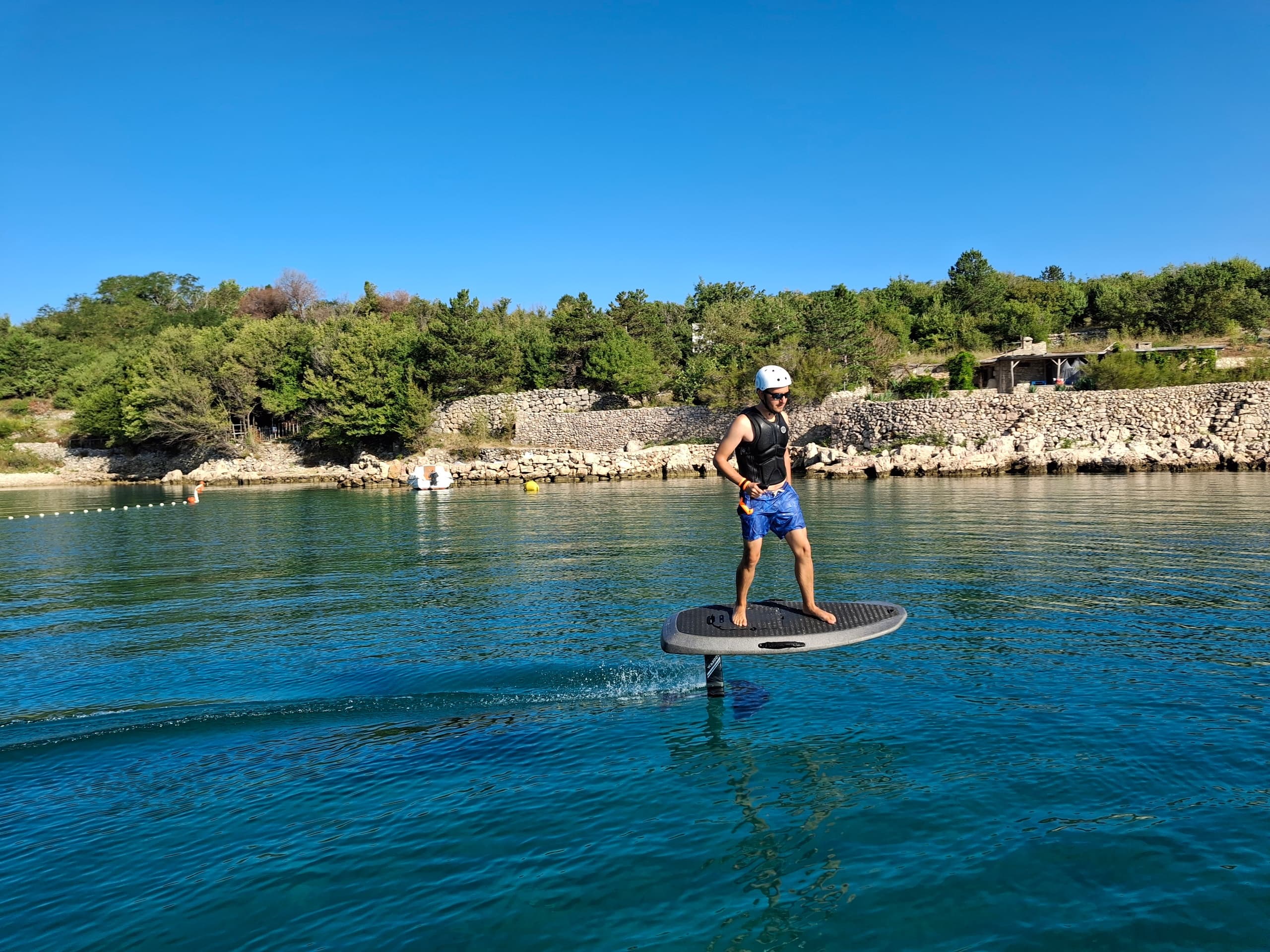 Fly an E-Foil Above the Adriatic: Half-Hour E-Foil Rental in Selce, Croatia
