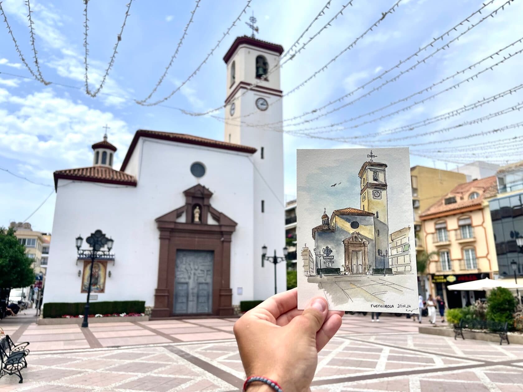 Sketching Fuengirola: A 3-Hour Watercolor Walk Through Andalusia's Historic Streets photo 1