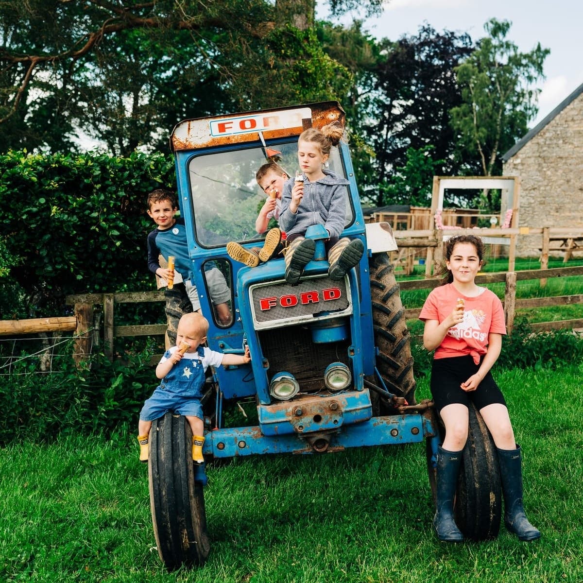 Family Farm Adventures at Jacksons at Jedburgh, Scotland