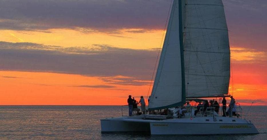 Sunset Cruise on Lake Michigan with Sunshine Charters