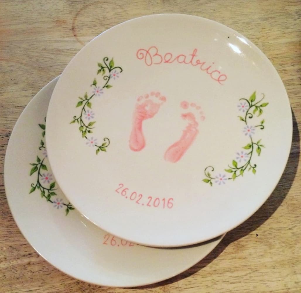 Baby Hand & Footprint Keepsake Ceramic Workshop in Tecumseh