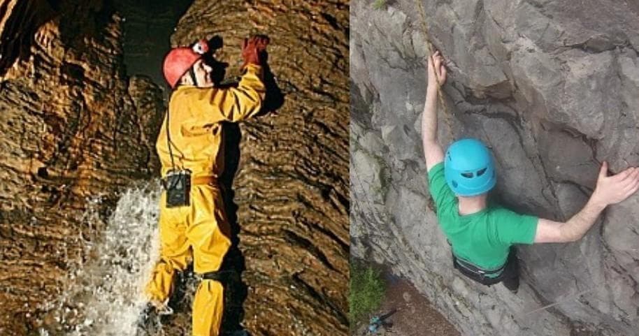 Full Day Caving & Climbing with Cave Climb in Mendip Hills