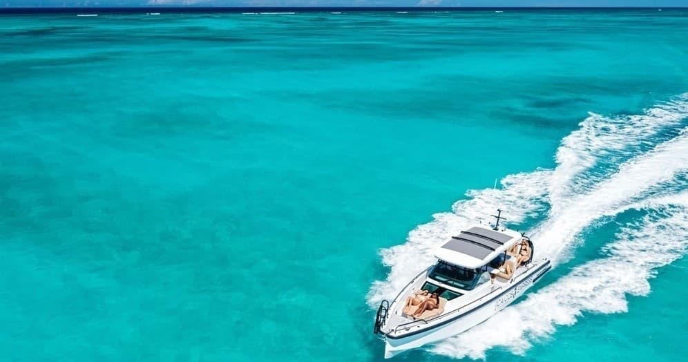 Axopar 37' Private Charter in Grace Bay — Half-Day Snorkel & Speed Cruise photo 2