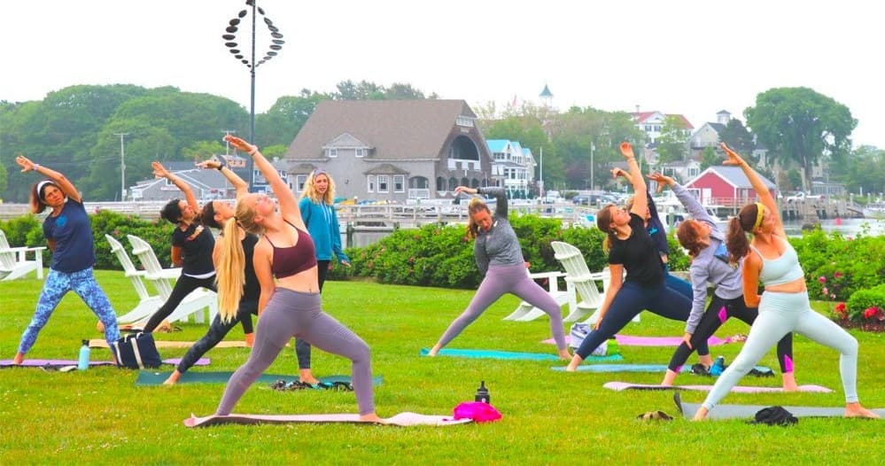 Waterfront Yoga at Nonantum Resort: Scenic Relaxation in Maine