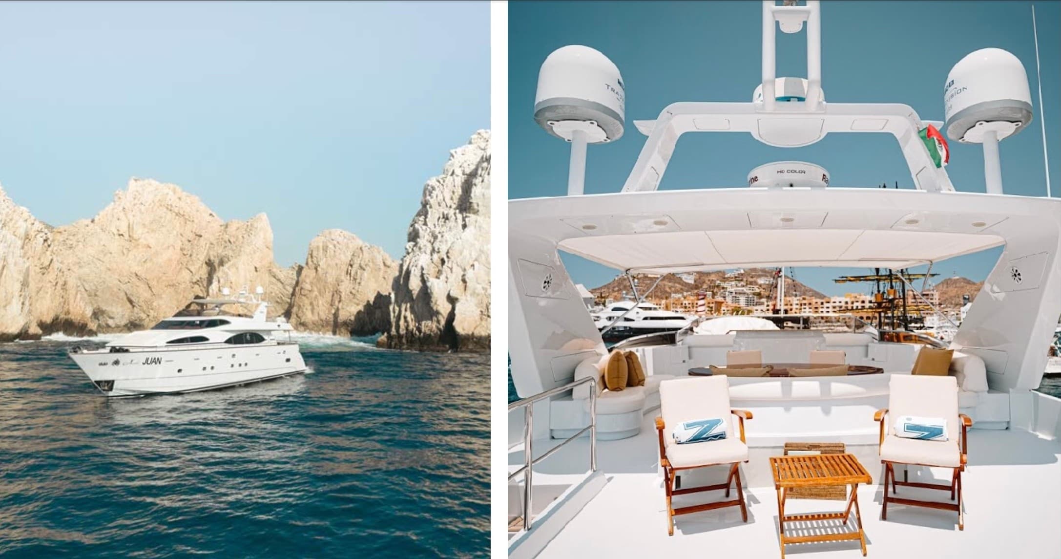 Luxury Yacht Charter at Number Juan in Cabo