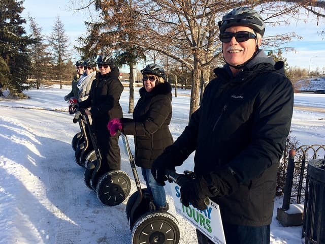 Winter Segway Adventure with River Valley Adventure in Edmonton