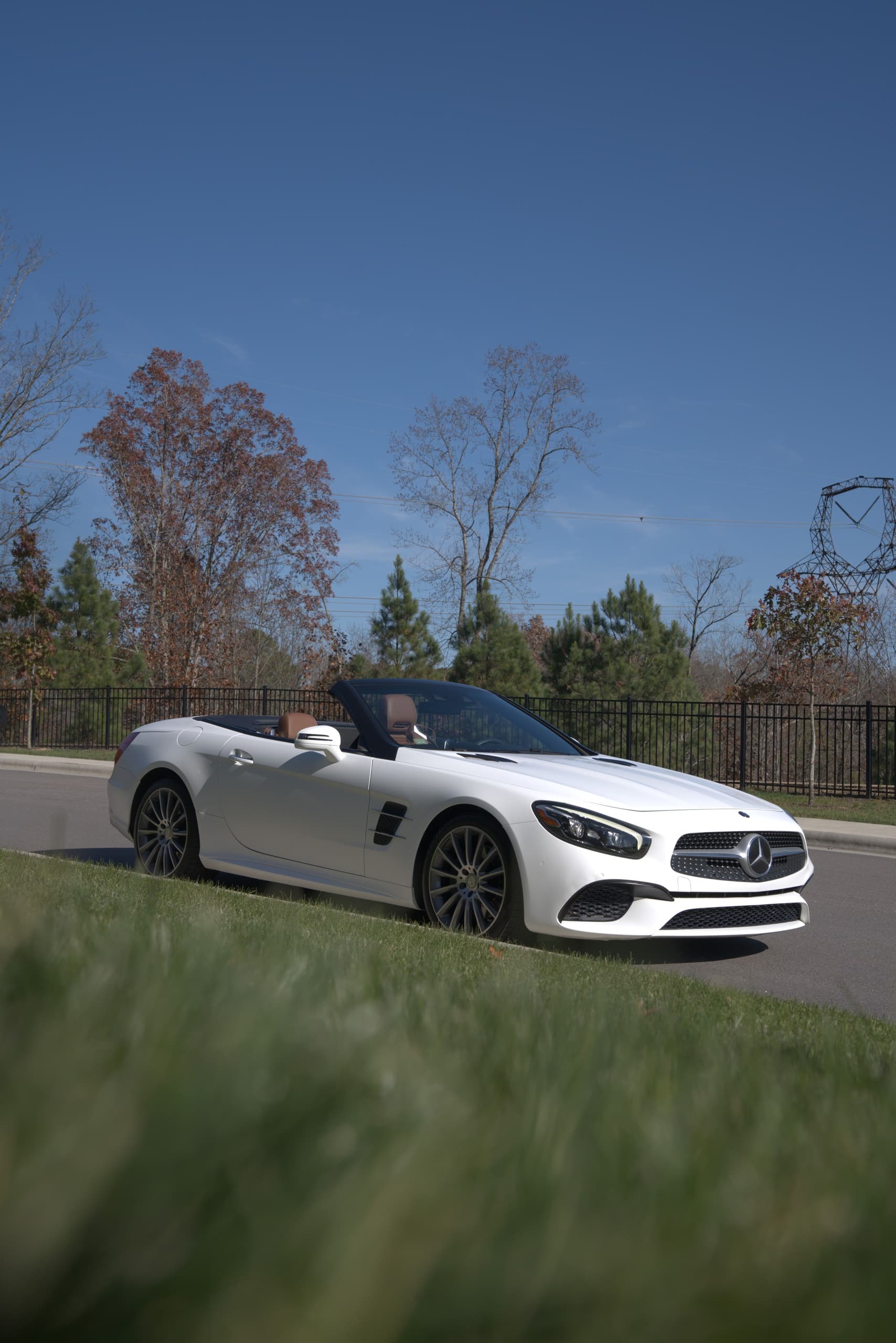 Experience the Thrill of Driving a Mercedes Benz AMG SL450 Roadster with Redline Rentals in Wake Forest, NC
