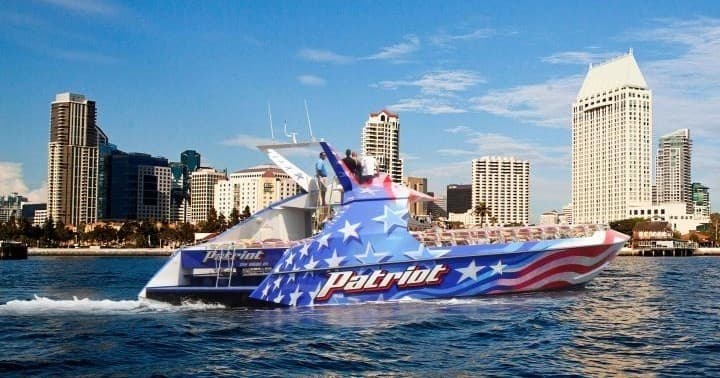Patriot Jet Boat Thrill Ride in San Diego Bay
