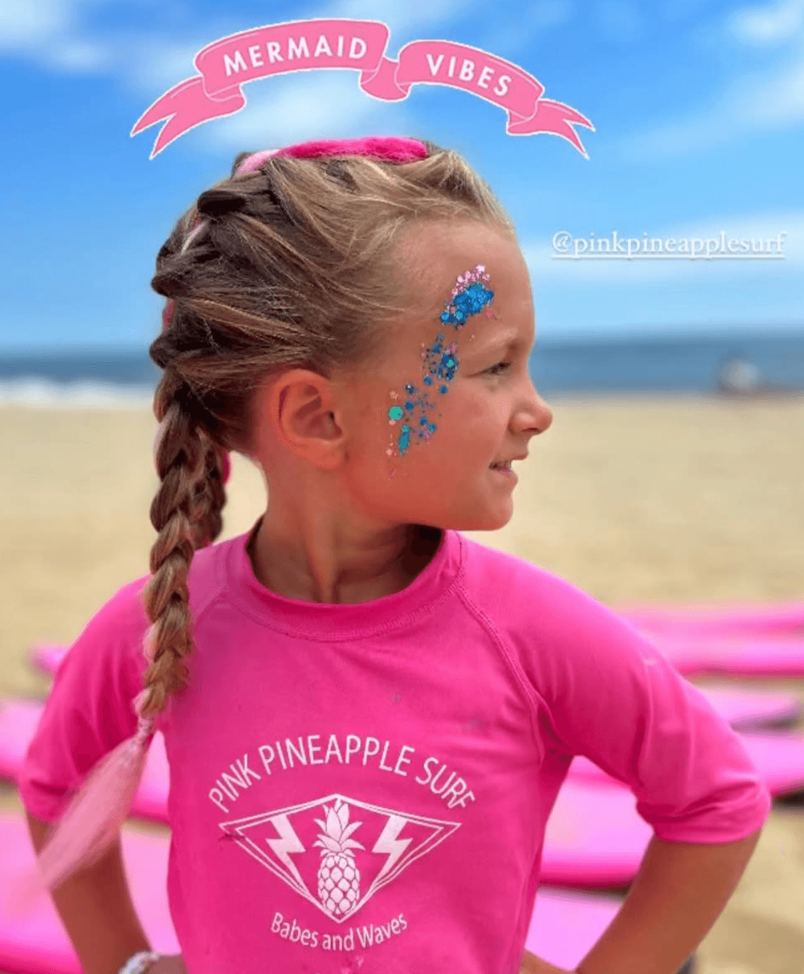 Magical Mermaid Day at Manasquan Beach, NJ