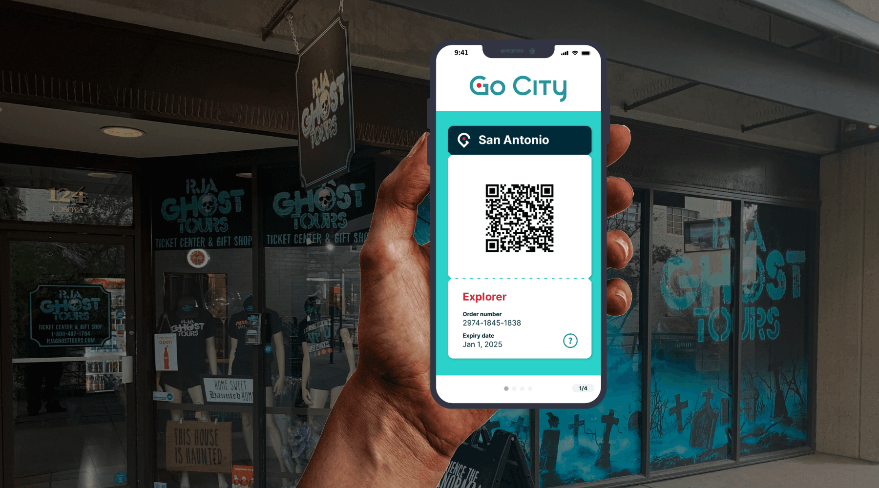 San Antonio Historical Ghost Tour for Go City Pass Holders