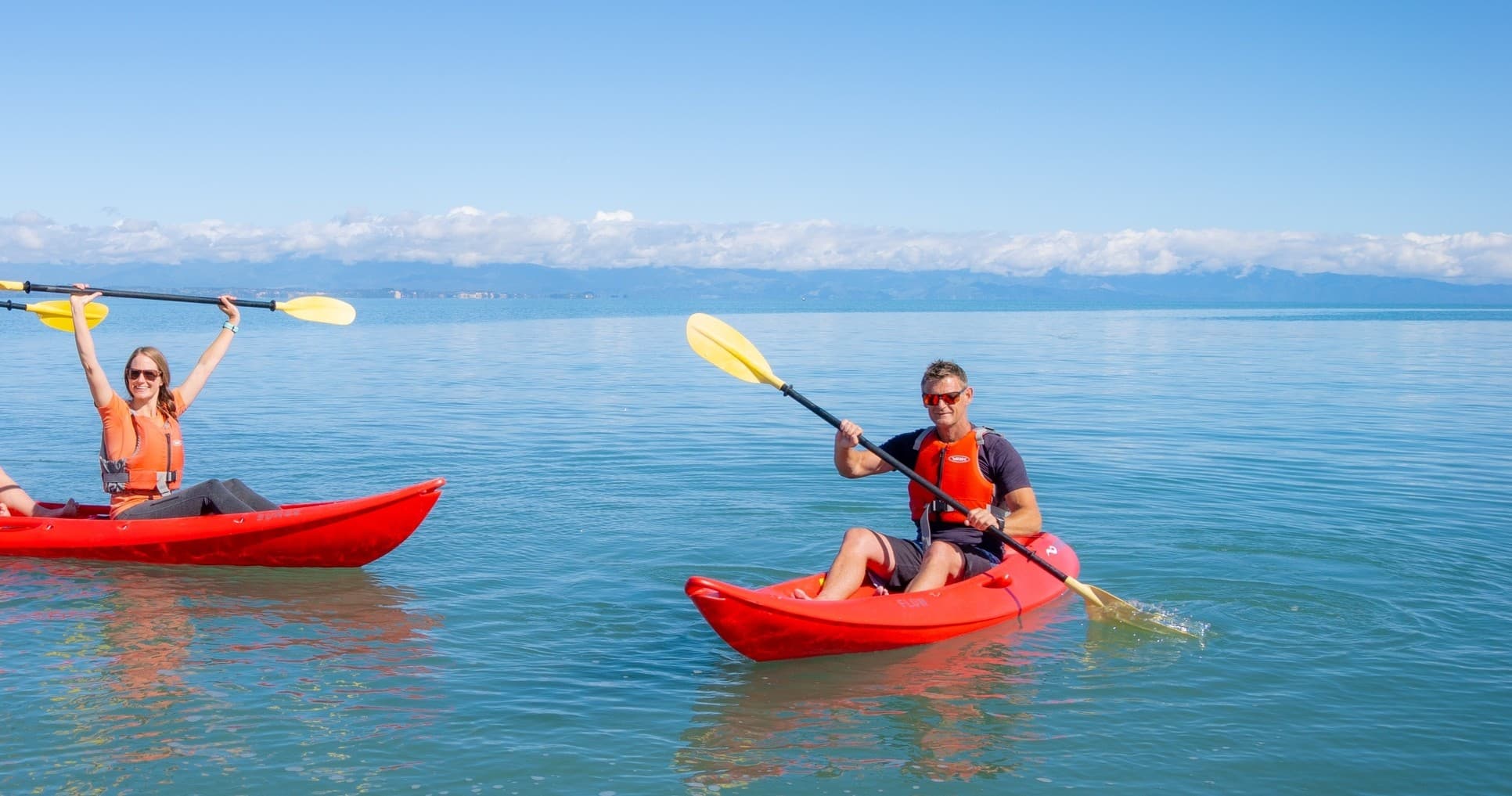 Kayaking Adventures with Paddle Nelson in Tāhunanui Bay