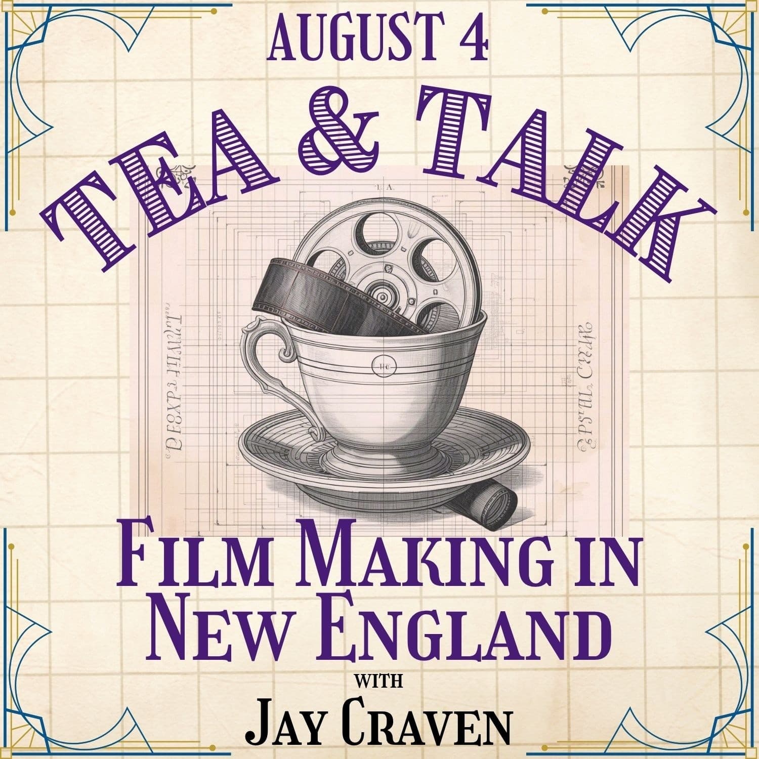 Tea & Talk: Filmmaking in New England with Jay Craven in Lenox