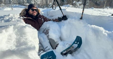Winter Snowshoeing in Glacier National Park with Sea Me Paddle Kayaking