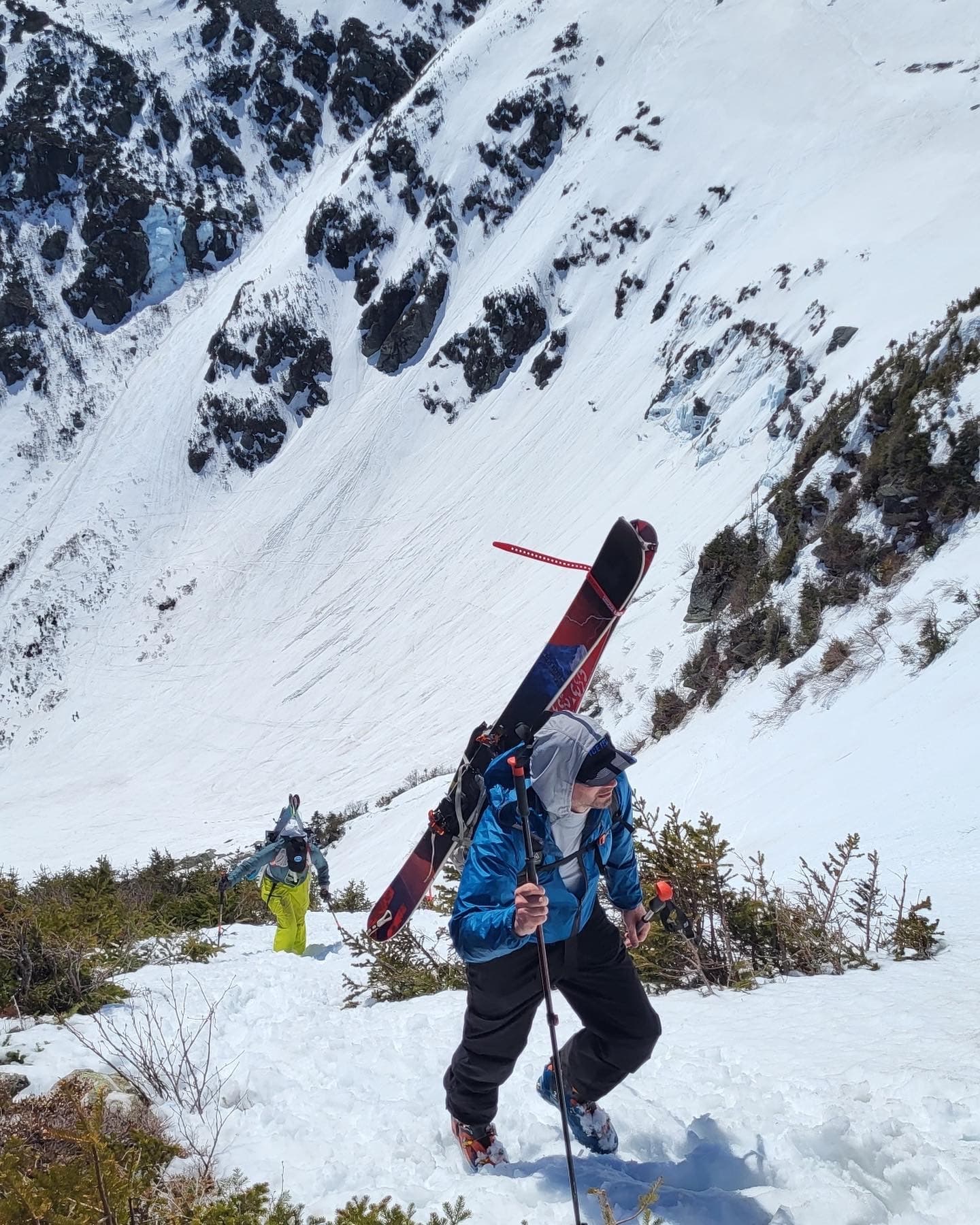 Alpine Ski Mountaineering on Mount Washington, NH