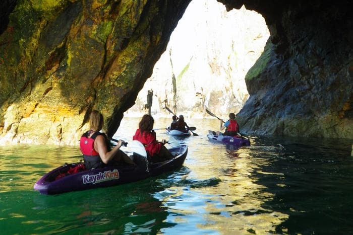 Kayak Adventure with Kayak-King Pembrokeshire Wales
