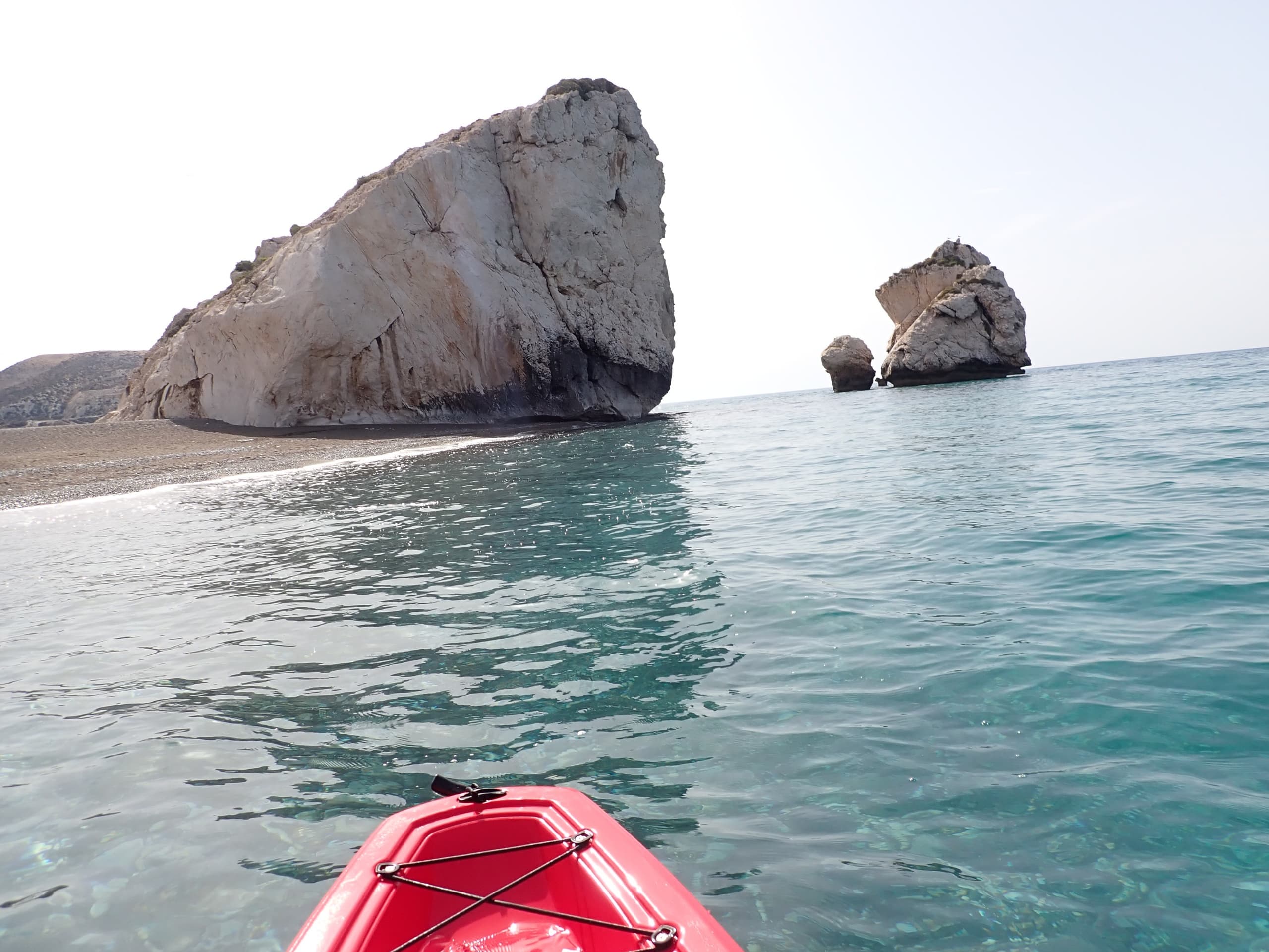 Kayak Around Aphrodite's Rock with Cyprus Walks in Cyprus