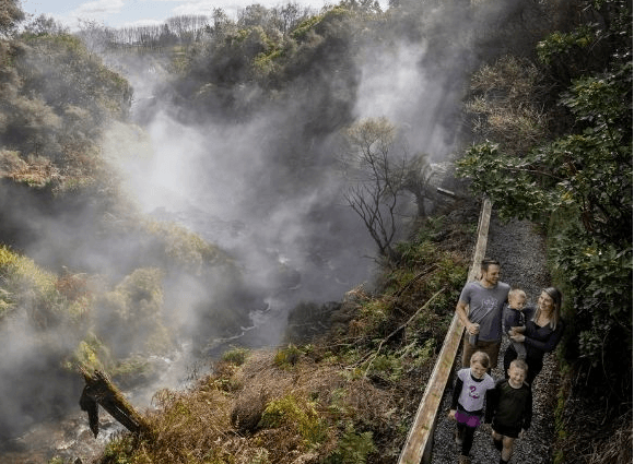 Relax and Recharge at Waikite Valley Thermal Pools: Powered Campervan Site Experience