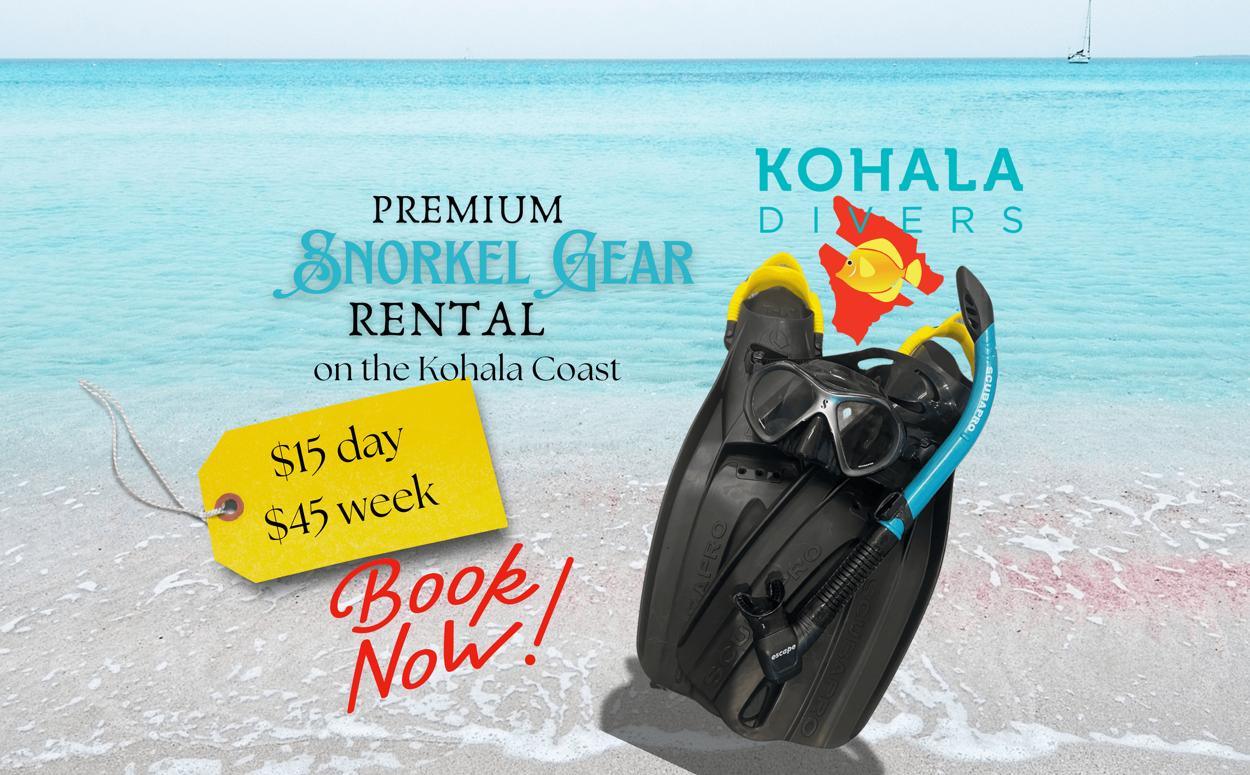 Snorkel Gear Rental at Kohala Divers: Underwater Adventures in Hawaii