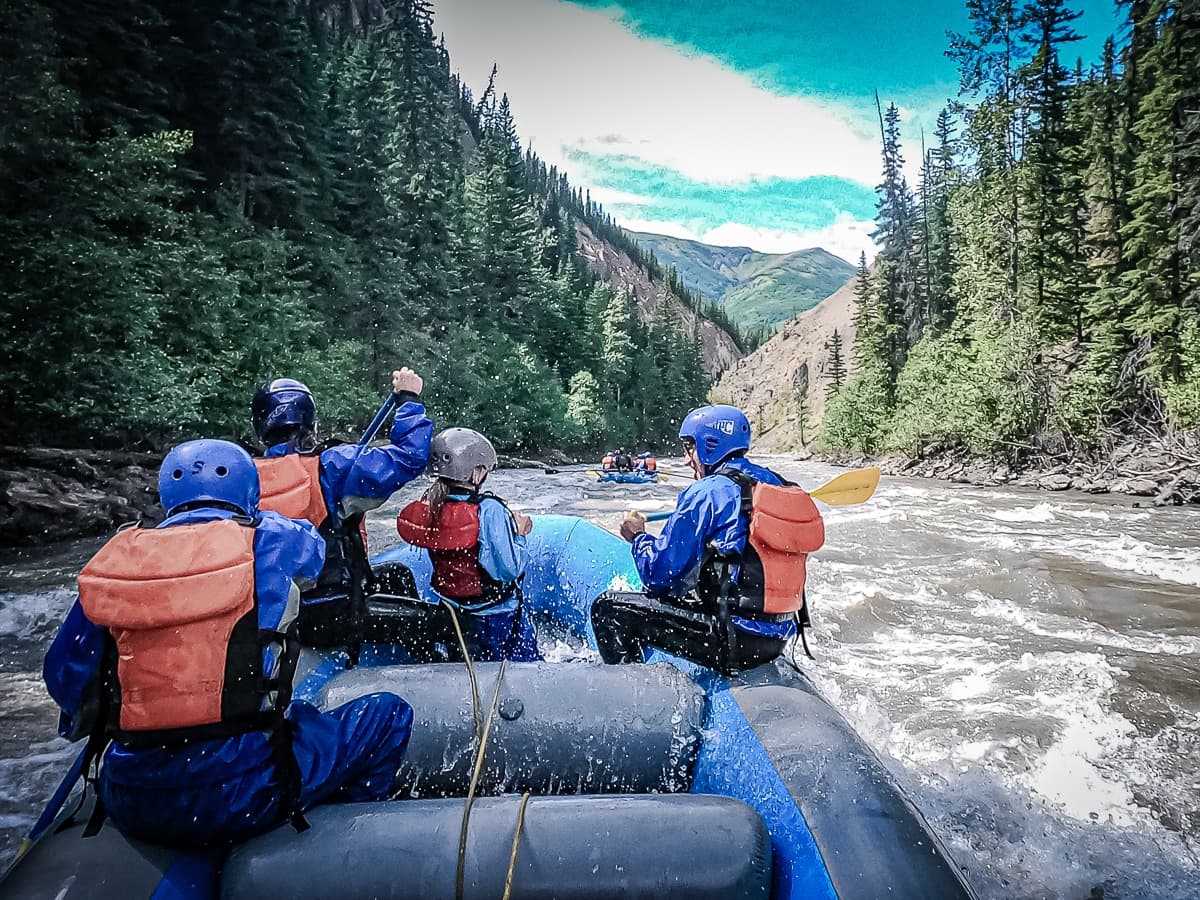 Whitewater Rafting at Wild Blue Yonder in Grande Cache