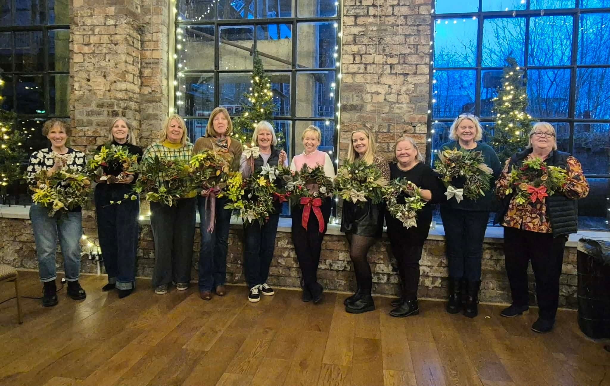 Festive Wreath Making Workshop at nationalminingmuseum in Newtongrange, Scotland