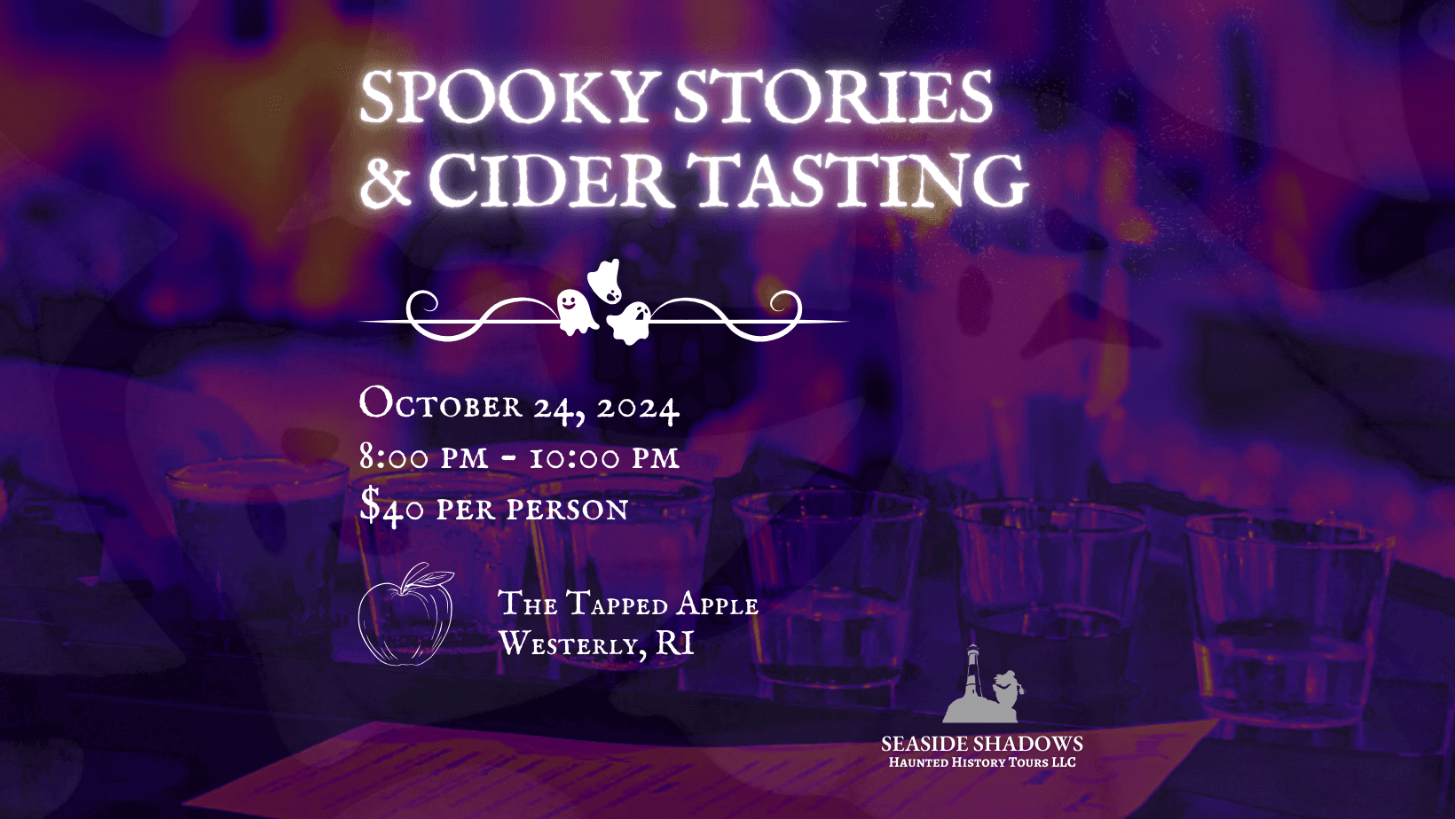 Spooky Stories & Cider Tastings in Westerly, Rhode Island: A Perfect New England Evening