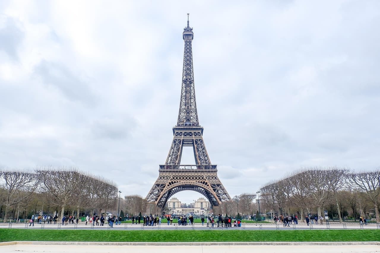 Land Adventures with The Touring Pandas at Eiffel Tower