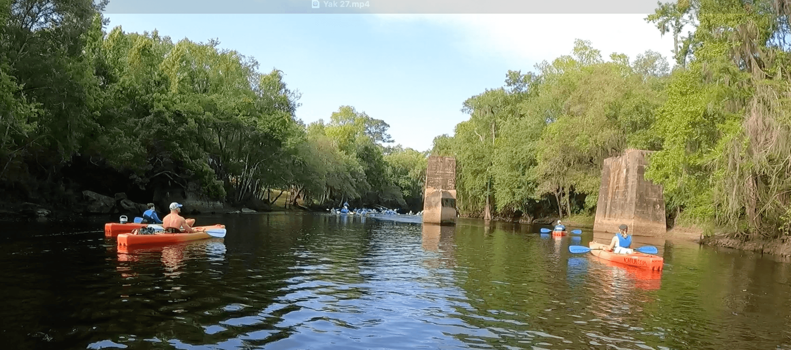 Bridge to Bridge Kayaking in High Springs, Florida