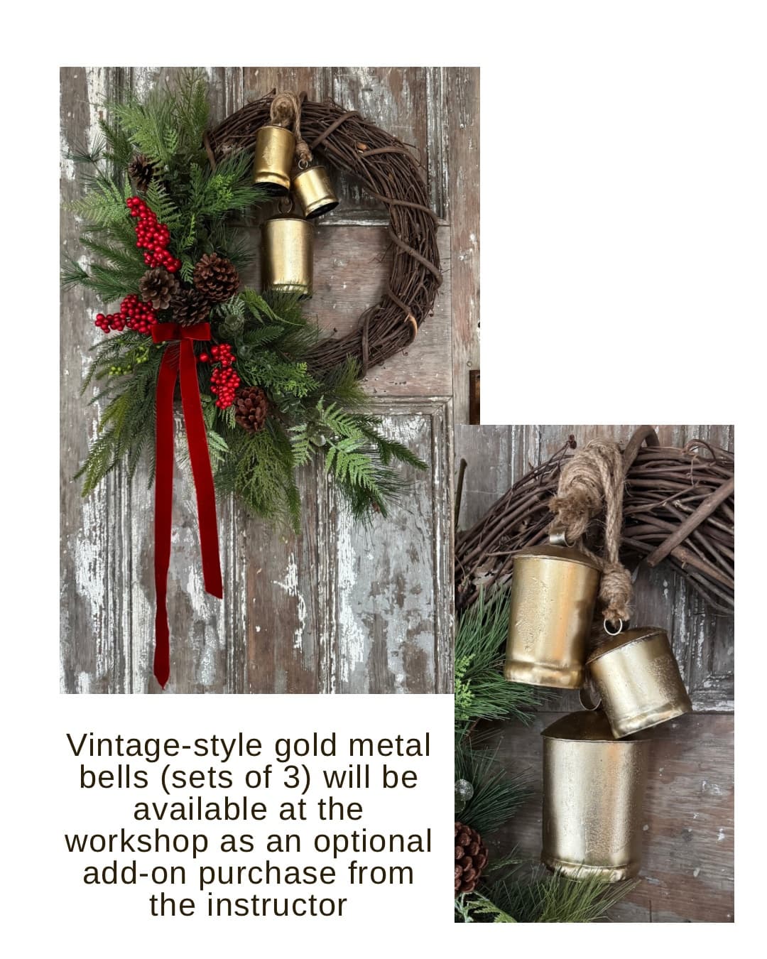 Handcrafted Holiday Wreath Workshop at Parkwood Estate with IdleWild Designs photo 3