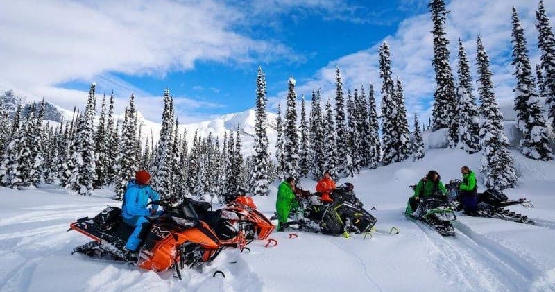 Winter Land Adventures with Golden Snowmobile Rentals & Tours
