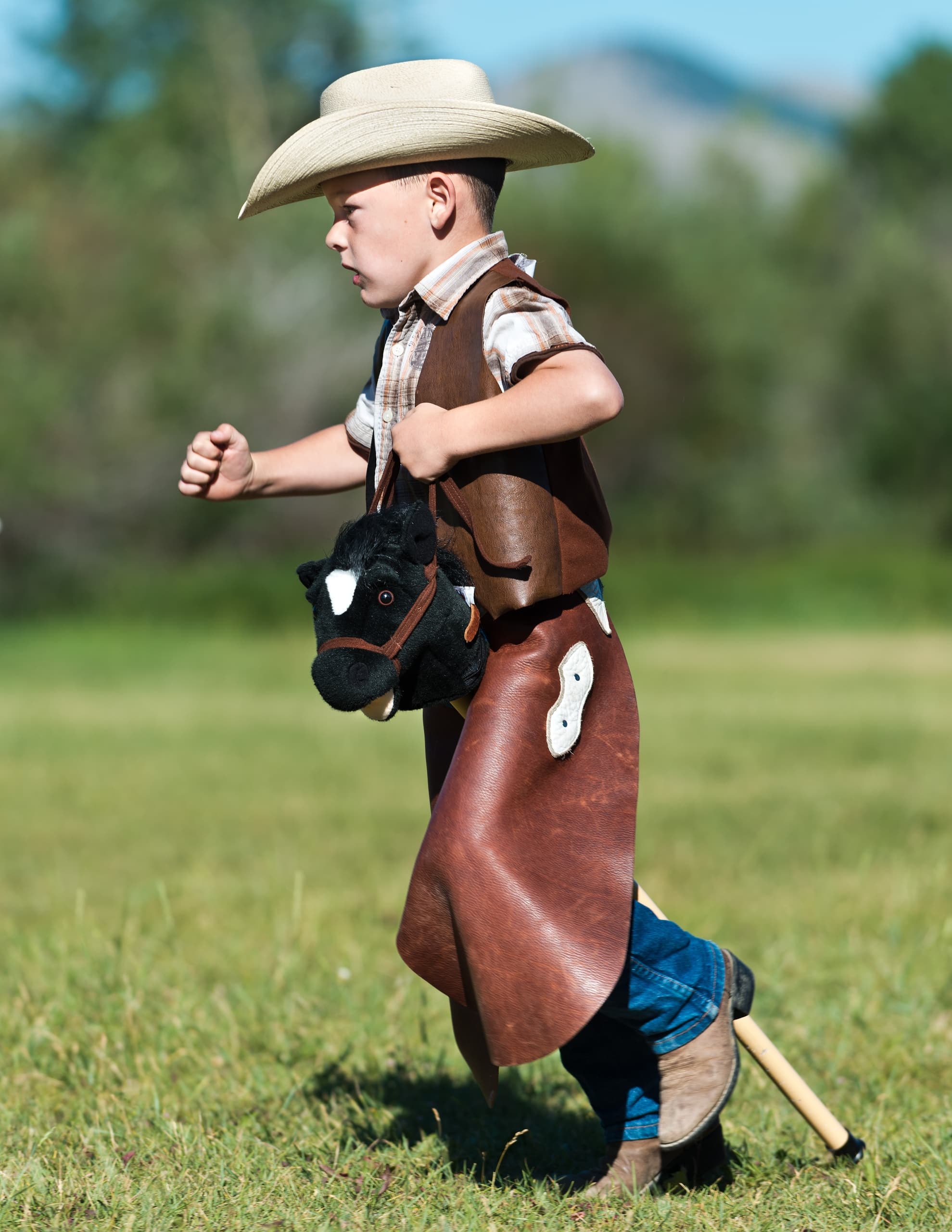 Children's Stick Pony Rodeo Races in Wausau, WI